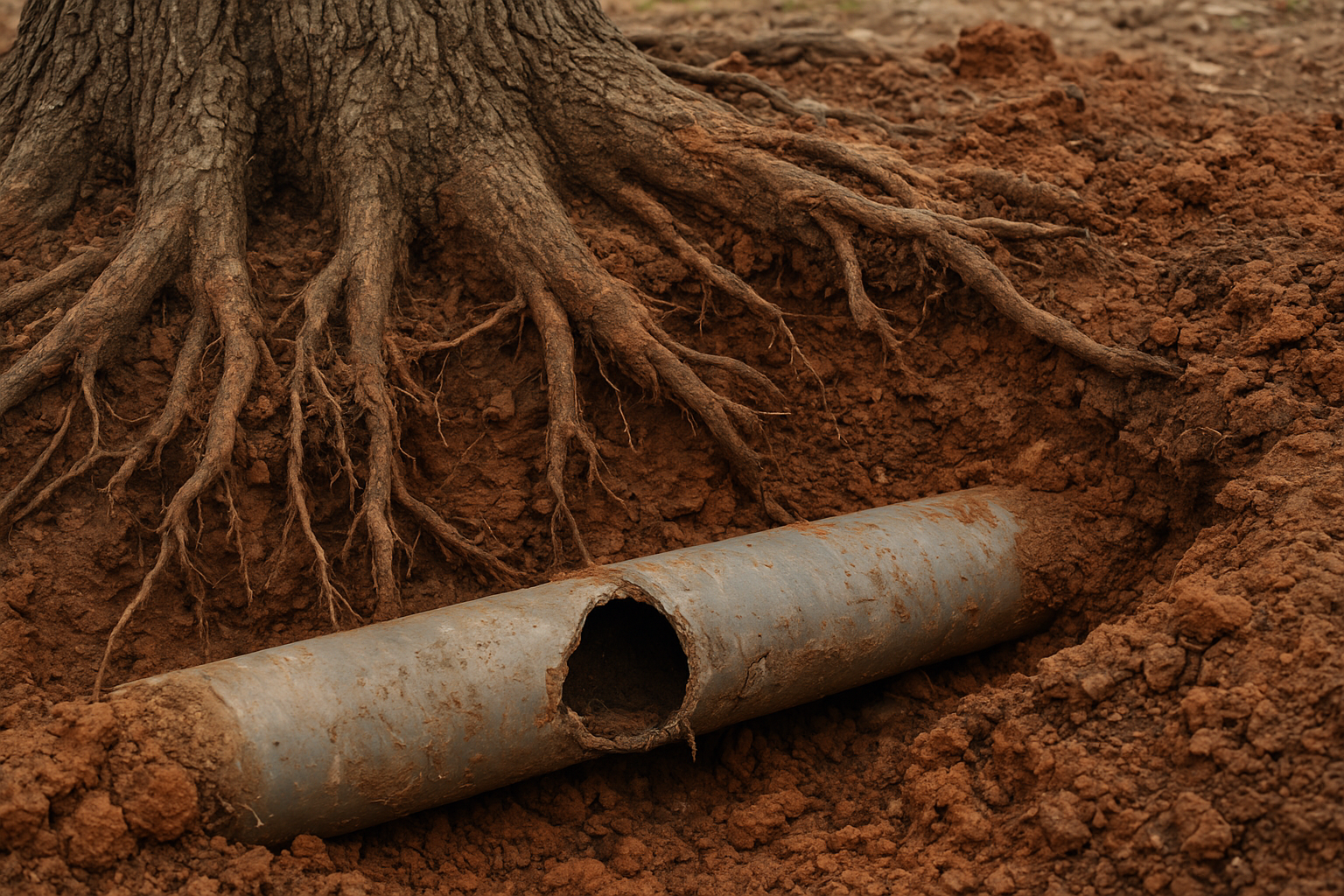 sewer line repair in Baytown